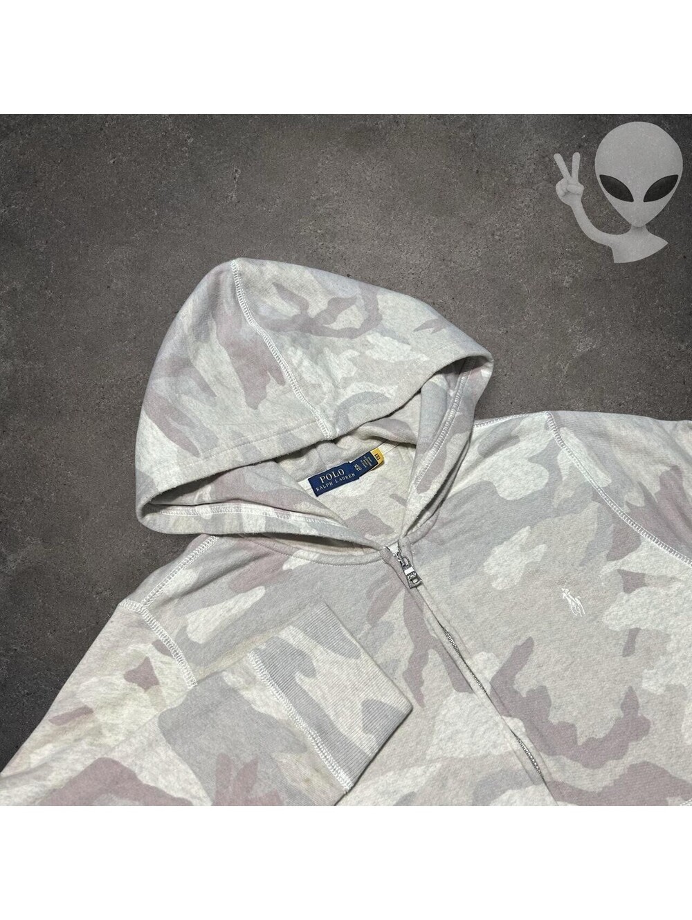 Polo Ralph Lauren Camouflage Full Zip Hoodie Sweatpants Tracksuit Womens M - Picture 3 of 8
